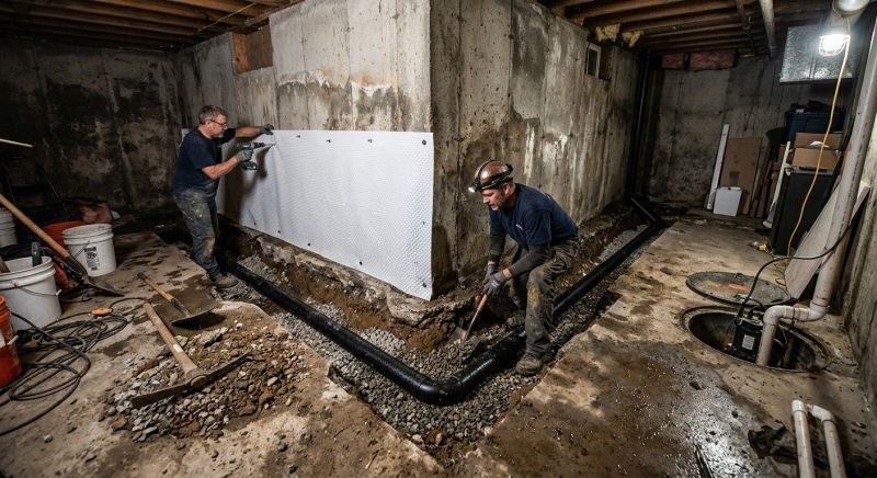 Basement Seepage Repair in Montgomery, AL