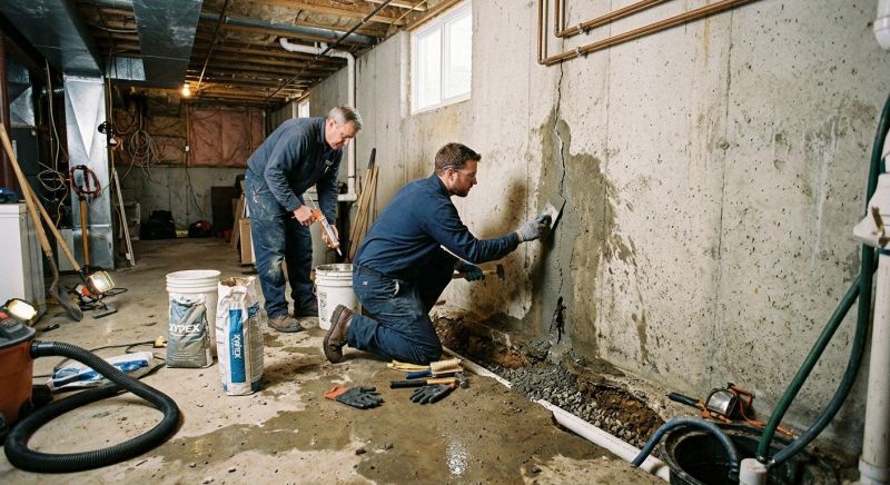 Basement Seepage Repair in Tampa, FL