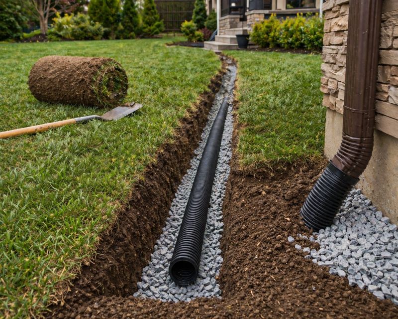 Landscape Drainage in Tuscaloosa, AL