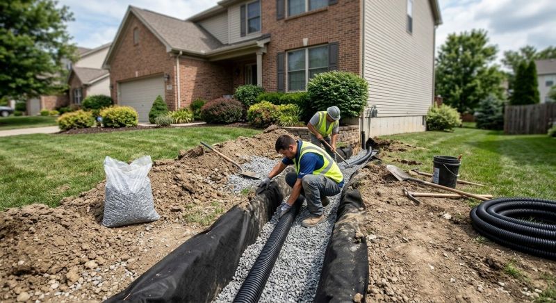 Landscaping Drainage Installation in Tuscaloosa, AL