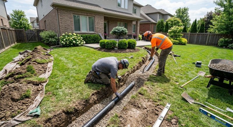 Residential Landscape Drainage in Birmingham, AL