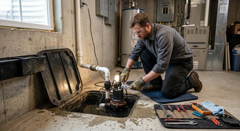 Sump Pump Relocation in Tuscaloosa, AL