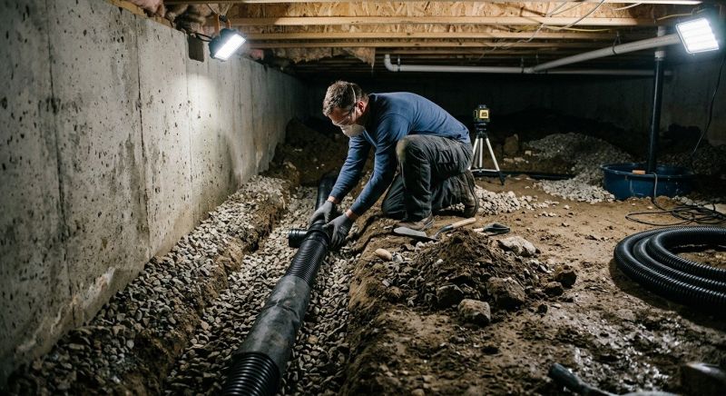Underground Drain Replacement in Tuscaloosa, AL