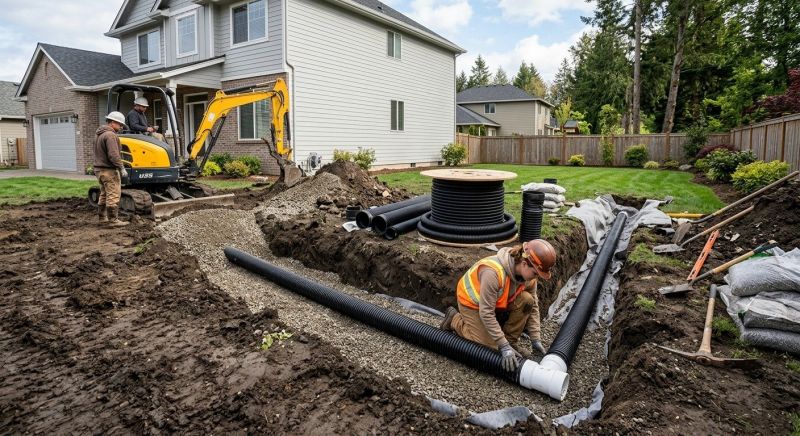 Underground Drain Replacement in Tuscaloosa, AL