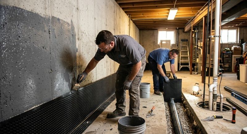 Wet Basement Solutions in Columbus, OH