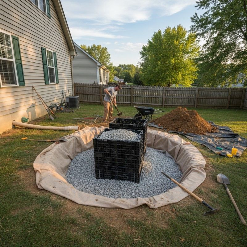 Yard Dry Well Installation in Tuscaloosa, AL